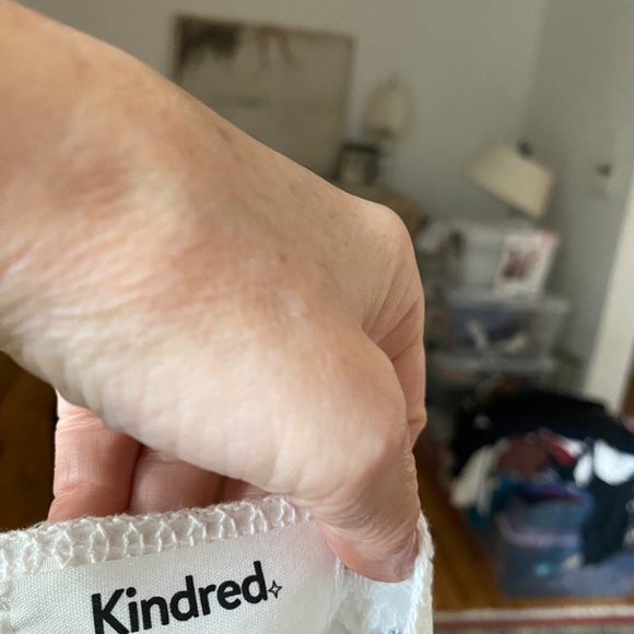 Blue and White Blouse - Size L - Picture 8 of 8